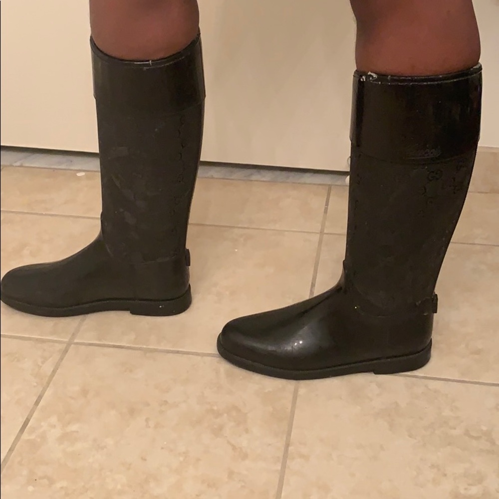 Gucci rain boots